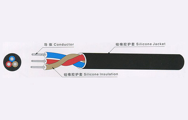 YGG 耐热硅橡胶绝缘硅橡胶护套移动式软电缆